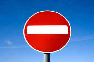 Photo of no entry road sign